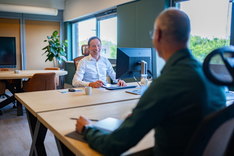 Blauwdruk gedrag van financials is blauw en druk